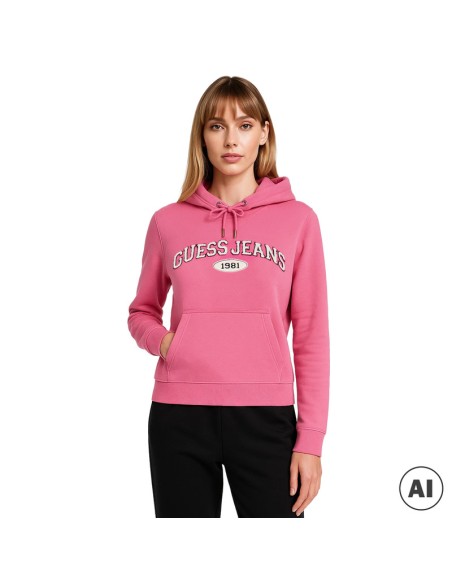 GUESS SUDADERA W4YQ09KC811_FU FUCSIA (W)