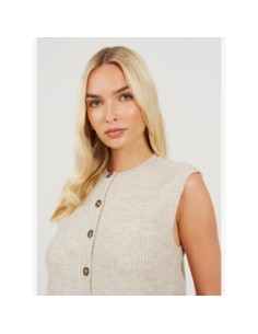 BRAVE SOUL CHALECO 125NELLIEMNK_BE BEIGE (W) 2