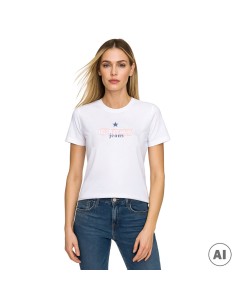 GUESS CAMISETAS W4YI12J1314_BL BLANCO (W)