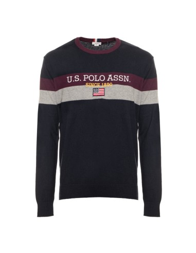 US POLO JERSEY 66574_MAR MARINO (M)