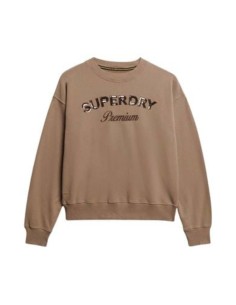 SUPERDRY SUDADERA W2012455A_MA MARRON (W)