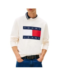 TOMMY HILFIGER SUDADERA DM0DM22643_BL BLANCO (M)