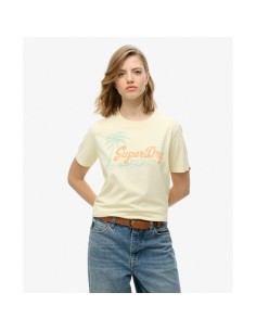 SUPERDRY CAMISETAS W1011614AQUD AMARILLO (W) 2