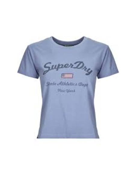 SUPERDRY CAMISETAS W1011877A5AW AZUL (W)