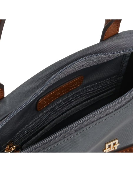 TOMMY HILFIGER BOLSO AW0AW17709_GR GRIS (COW)