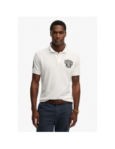 SUPERDRY POLO M1110466A01C BLANCO (M)