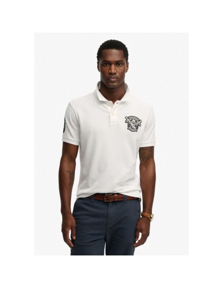 SUPERDRY POLO M1110466A01C BLANCO (M)