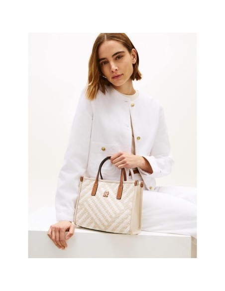 TOMMY HILFIGER BOLSO AW0AW18393_BE BEIGE (COW)