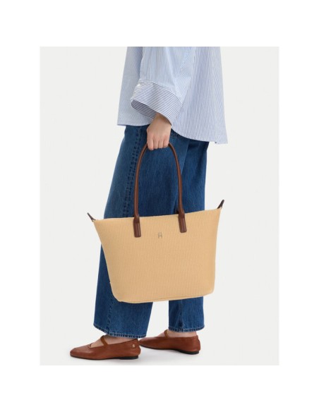 TOMMY HILFIGER BOLSO AW0AW18528_BE BEIGE (COW)