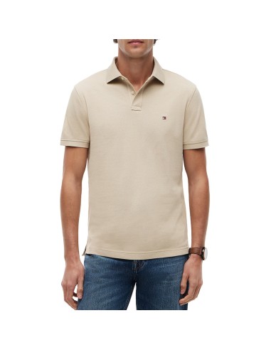 TOMMY HILFIGER POLO MW0MW17770_BE BEIGE (M)