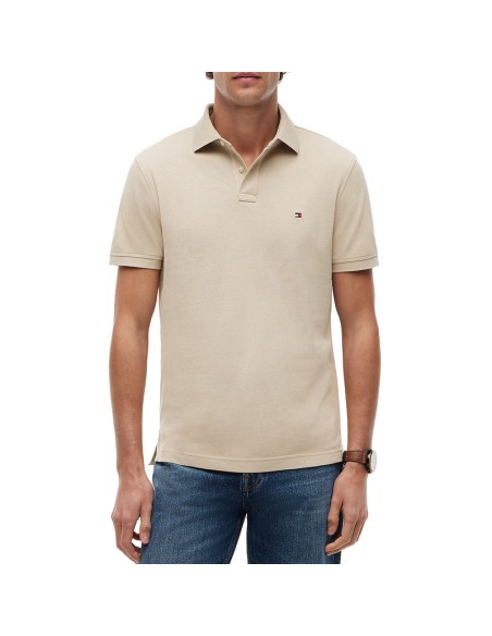 TOMMY HILFIGER POLO MW0MW17770_BE BEIGE (M)