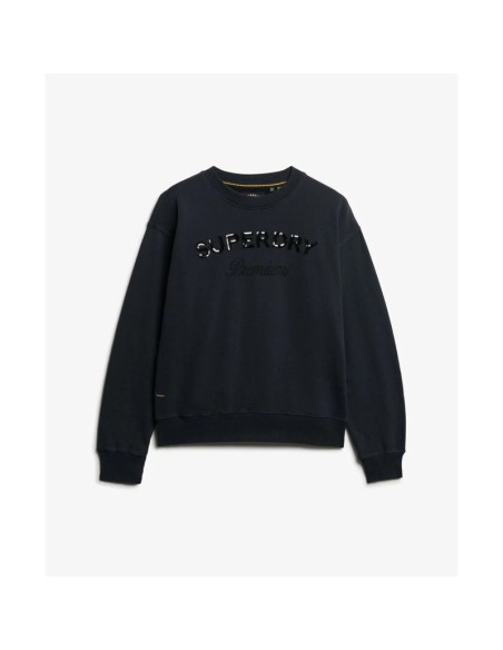 SUPERDRY SUDADERA W2012455A_NG NEGRO (W)