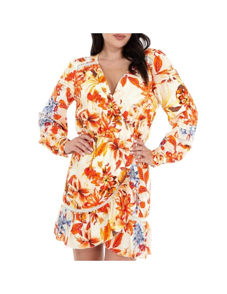 GUESS VESTIDO W3GK34WFCY0_EST ESTAMPADO MULTICOLOR (W)
