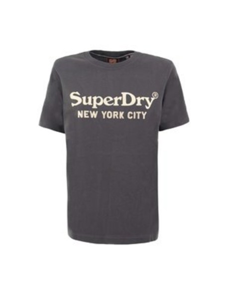 SUPERDRY CAMISETAS W1011728A_NG NEGRO (W)