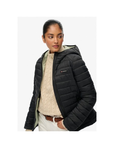 SUPERDRY ABRIGO W5011970A_NG NEGRO (W)