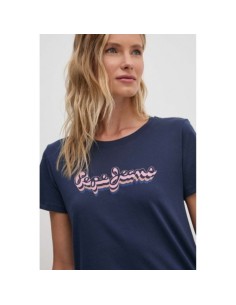 PEPE JEANS CAMISETAS PL505879_AZ AZUL (W)