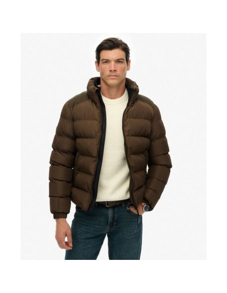 SUPERDRY ABRIGO M5012287A_MA MARRON (M)