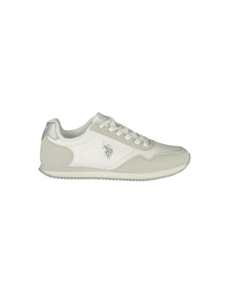US POLO CALZADO MUJER HAPPY004_BL-GR BLANCO (W)