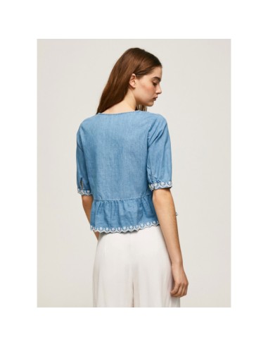 PEPE JEANS CAMISA PL304446_AZ AZUL (W)