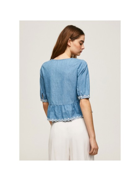 PEPE JEANS CAMISA PL304446_AZ AZUL (W)