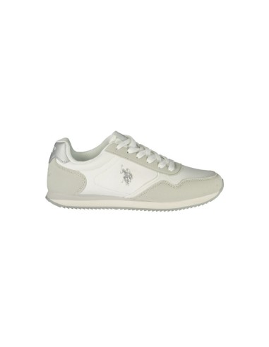 US POLO CALZADO MUJER HAPPY004_BL-GR BLANCO (W)