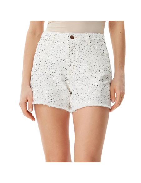 GUESS SHORT W5GD74D5N91_BL BLANCO (W)