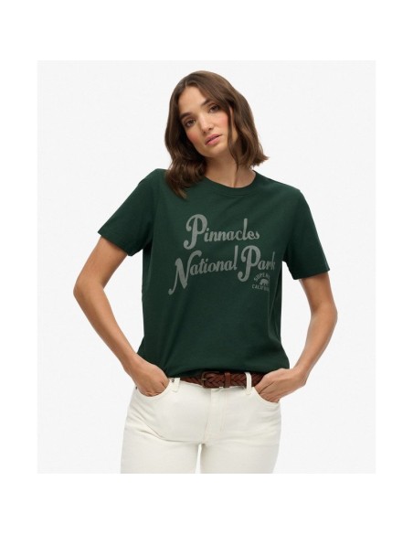 SUPERDRY CAMISETAS W1011762A27E VERDE (W)