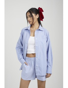 BRAVE SOUL CAMISA 659ALMA_AZ AZUL (W)