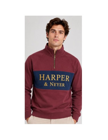 HARPER & NEYER SUDADERA 404126312_BUR BURDEOS (M)