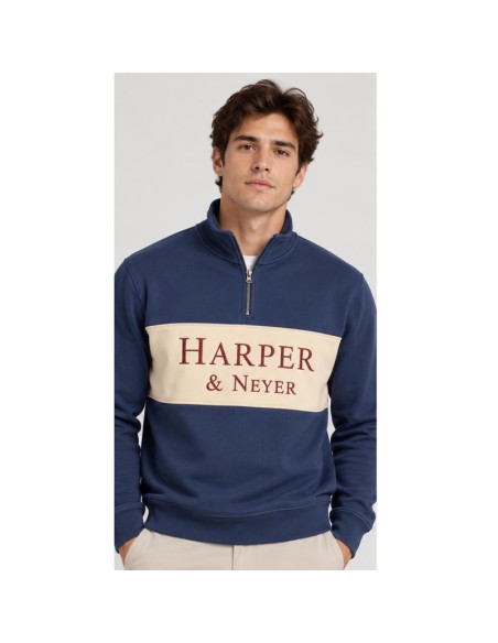 HARPER & NEYER SUDADERA 404126312_MAR MARINO (M)