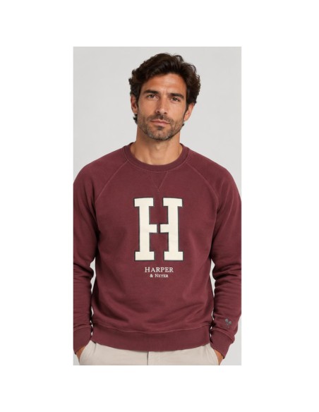 HARPER & NEYER SUDADERA 404126301_BUR BURDEOS (M)
