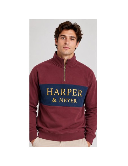 HARPER & NEYER SUDADERA 404126312_BUR BURDEOS (M)