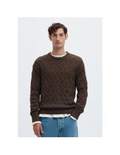 SELECTED JERSEY 16101906_MA MARRON (M)