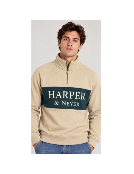 HARPER & NEYER SUDADERA 404126312_BE BEIGE (M)