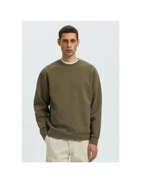 SELECTED SUDADERA 16102152_VE VERDE (M)