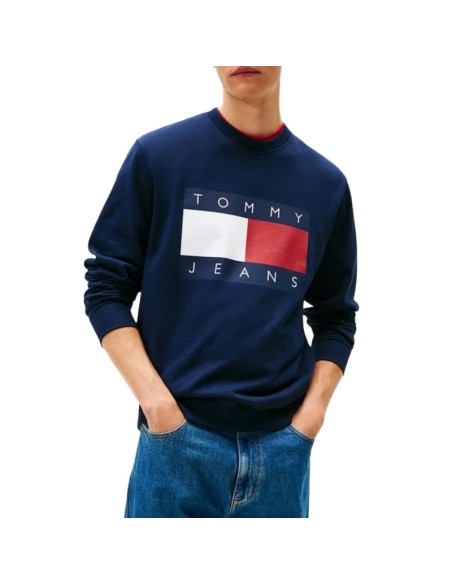 TOMMY HILFIGER SUDADERA DM0DM22643_MAR MARINO (M)