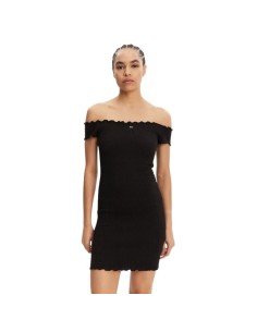 TOMMY HILFIGER VESTIDO DW0DW20298_NG NEGRO (W)