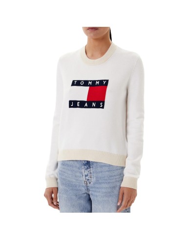 TOMMY HILFIGER JERSEY DW0DW20970_CRU CRUDO (W)