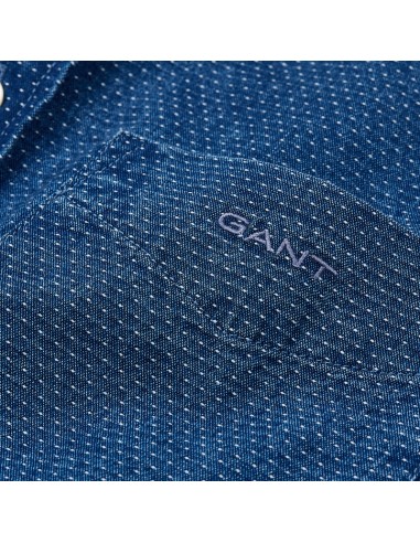 GANT CAMISA 32400452401_AZ AZUL (M)