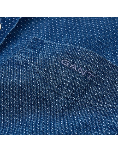 GANT CAMISA 32400452401_AZ AZUL (M)