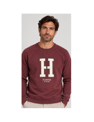 HARPER & NEYER SUDADERA 404126301_BUR BURDEOS (M)