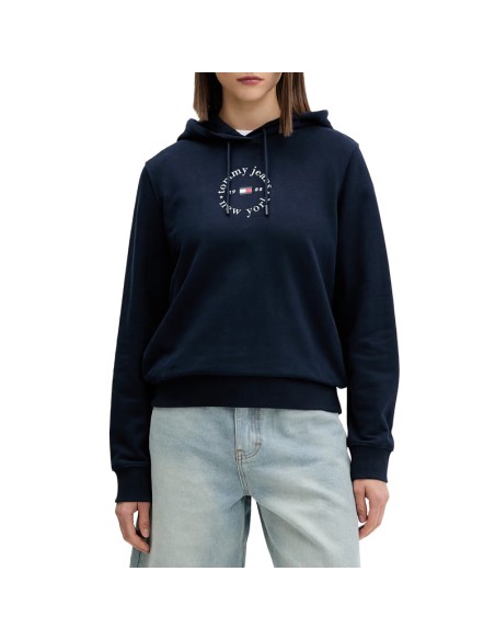 TOMMY HILFIGER SUDADERA DW0DW22823_MAR MARINO (W)